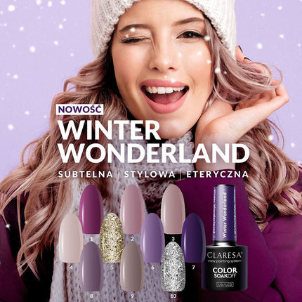 CLARESA hibridinis nagų lakas Winter Wonderland 1, 5g - Beauty Kit