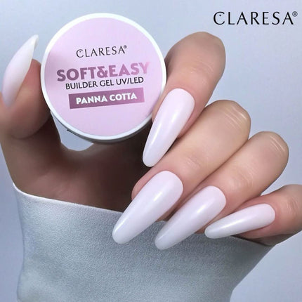 CLARESA nagų gelis Soft&Easy Panna Cotta, 12g - Beauty Kit