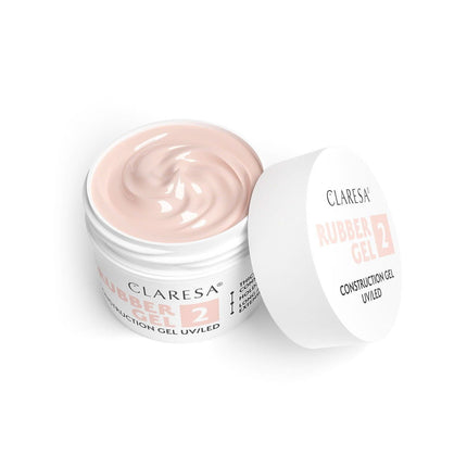 CLARESA nagų priauginimo gelis RUBBER GEL 2, 12g - Beauty Kit