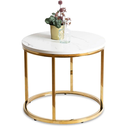 CLIFF staliukas Baltas marmuras/auksas - Beauty Kit