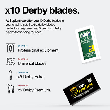 SAPIENS Skutimosi ir barzdos priežiūros rinkinys