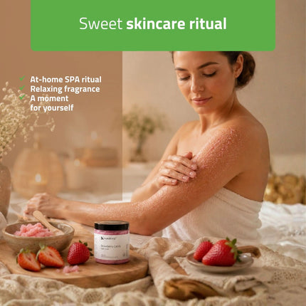 Daily Spa Strawberry Candy cukraus šveitiklis HABYS 250 ml – iš arti
