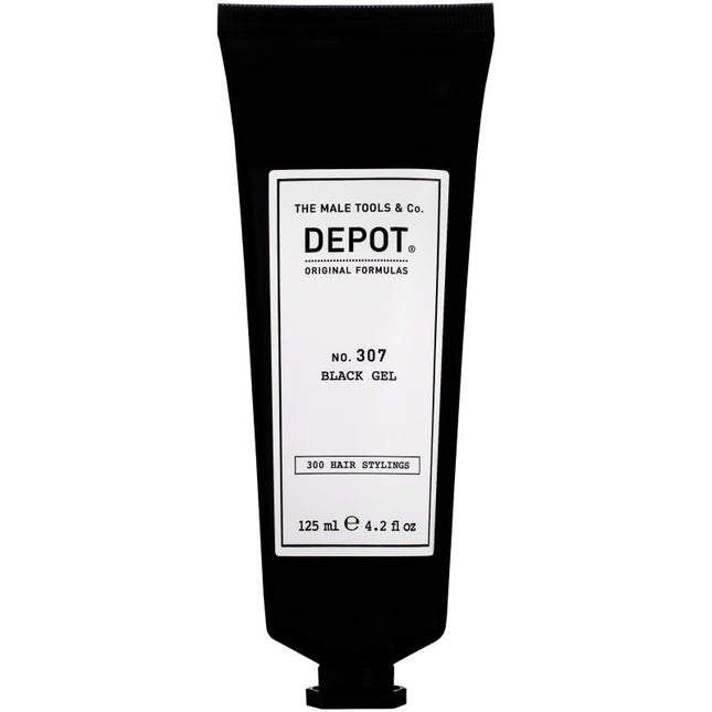 Depot NO. 307 black plaukų formavimo gelis, 125ml