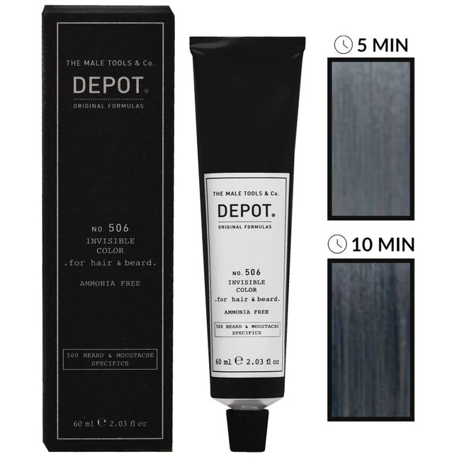 Depot NO. 506 Invisible Color natūralios grafito spalvos dažas, 60ml