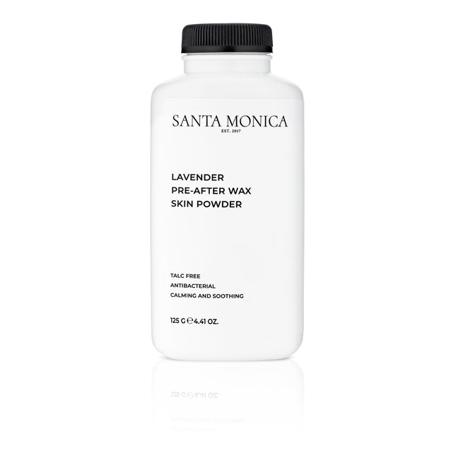 SANTA MONICA levandų kvapo depiliacinė pudra prieš ir po depiliacijos, 125g