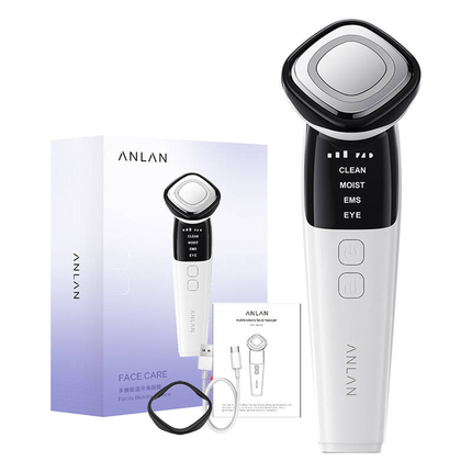 ANLAN Ultrasonic Facial Massager with Light Therapy
