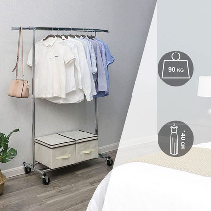 Drabužių kabykla ant ratukų HSR13S - Beauty Kit