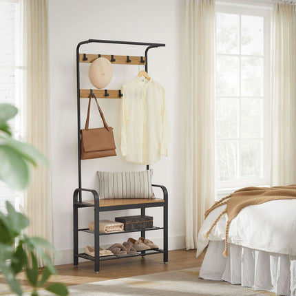 Drabužių kabykla su batų lentyna HSR040B05 - Beauty Kit