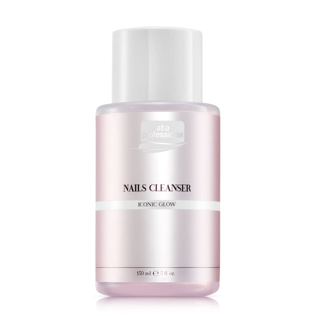 A.T.A Professional NAILS CLEANSER ICONIC GLOW nagų plokštelės valiklis rožių kvapo, 150 ml.