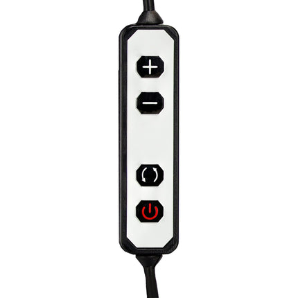 Kosmetologinė LED lempa Moon su nuotolinio valdymo pulteliu, balta