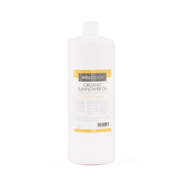 Ekologiškas saulėgražų masažo aliejus WELLTOUCH 100% natūralus, 1L - Beauty Kit