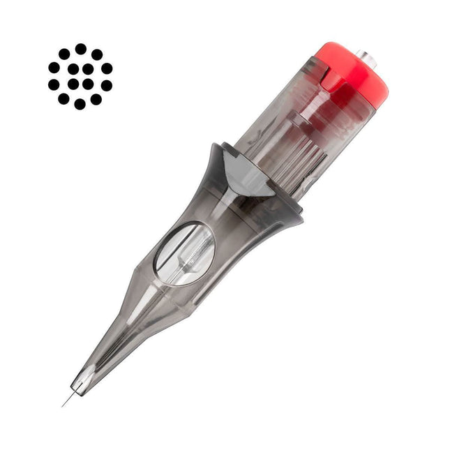 EL CARTEL Kartridžas tatuiruotėm V2 0,35 14RL Medium Taper 10vnt. - Beauty Kit