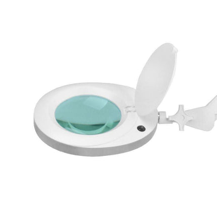 ELEGANTE kosmetologinė lempa-lupa ant stovo 6025 LED 5D SMD, balta - Beauty Kit