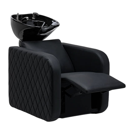 Electric hairdressing basin with massage GABBIANO SYLVIA PLUS, black - another view
