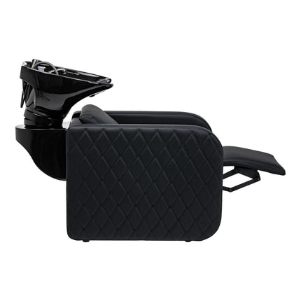 Electric hairdressing basin with massage GABBIANO SYLVIA PLUS, black - details