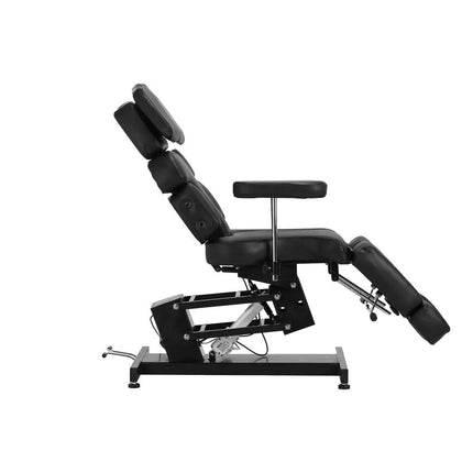 PRO INK 3710 juodas tatuiruočių gultas ergonomiško dizaino klientų patogumui