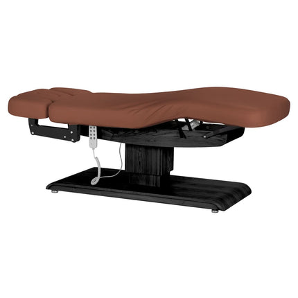 Electric SPA Couch SILLON RELAX, brown, black base - another view