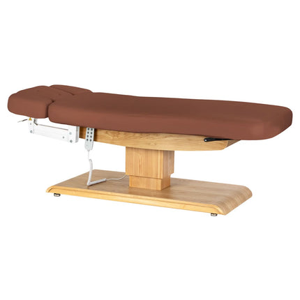 Electric SPA Couch SILLON RELAX, brown, light base - details