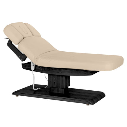 Electric SPA Couch SILLON RELAX, Beige, Black Base - close-up