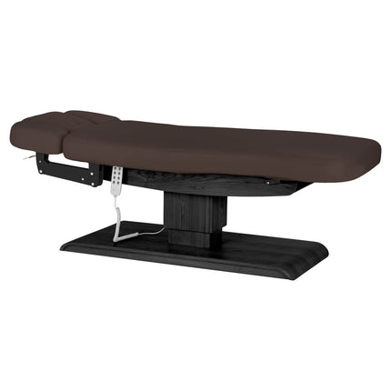 Electric SPA Couch SILLON RELAX, Dark Brown, Black Base - details
