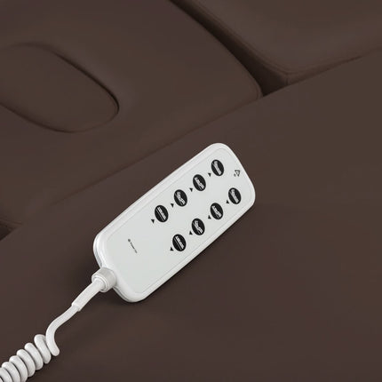 Electric SPA Couch SILLON RELAX, dark brown, light base - photo 17