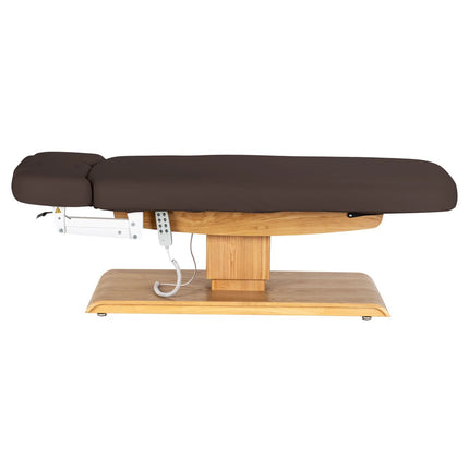 Electric SPA Couch SILLON RELAX, dark brown, light base - photo 5