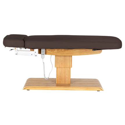 Electric SPA Couch SILLON RELAX, dark brown, light base - photo 6