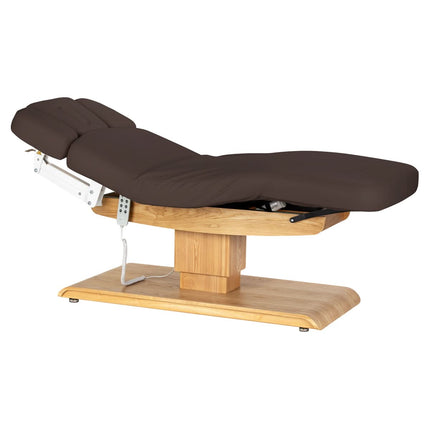 Electric SPA Couch SILLON RELAX, dark brown, light base
