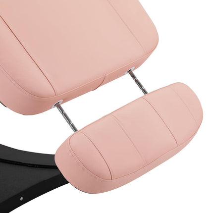 Elektrinis kosmetinis krėslas SILLON CLASSIC 3 varikliai, rožinis su juodu - Beauty Kit