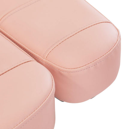 Elektrinis kosmetinis krėslas SILLON CLASSIC 3 varikliai, rožinis su juodu - Beauty Kit