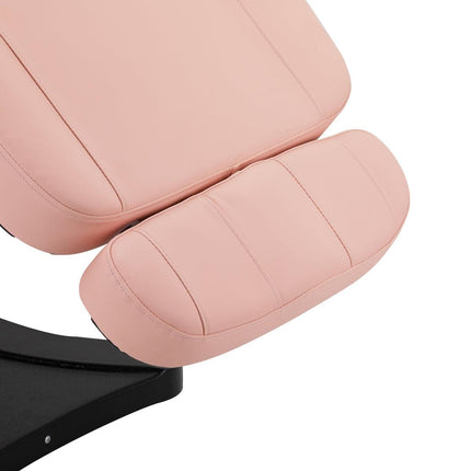 Elektrinis kosmetinis krėslas SILLON CLASSIC 3 varikliai, rožinis su juodu - Beauty Kit