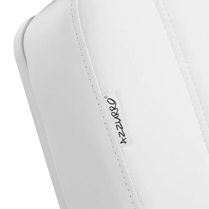 AZZURRO LUX trijų variklių elektrinis krėslas kosmetologei su baltu dizainu