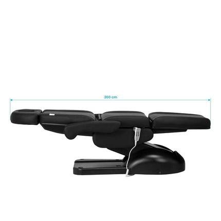 Elektrinis kosmetologinis gultas AZZURRO LUX 3m, juodas - Beauty Kit