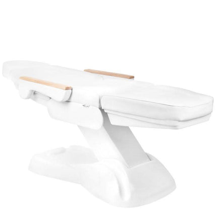 Elektrinis kosmetologinis gultas LUX 273B 3 varikliai + kėdutė 304 balta - Beauty Kit