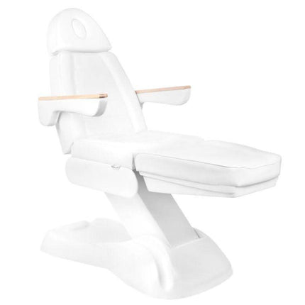 Elektrinis kosmetologinis gultas LUX 273B 3 varikliai + kėdutė 304 balta - Beauty Kit