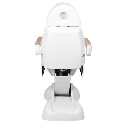 Elektrinis kosmetologinis gultas LUX 273B 3 varikliai + kėdutė 304 balta - Beauty Kit