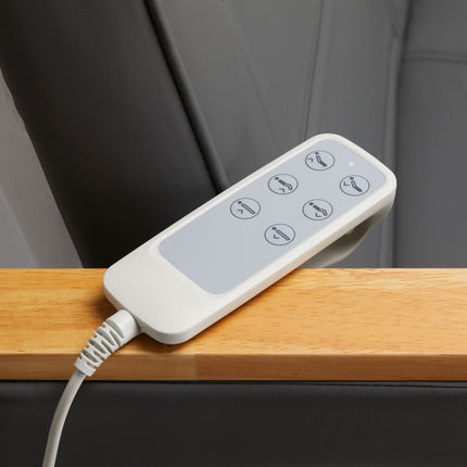 Elektrinis kosmetologinis gultas SILLON LUX 273B 3 variklių, pilkas/baltas - Beauty Kit