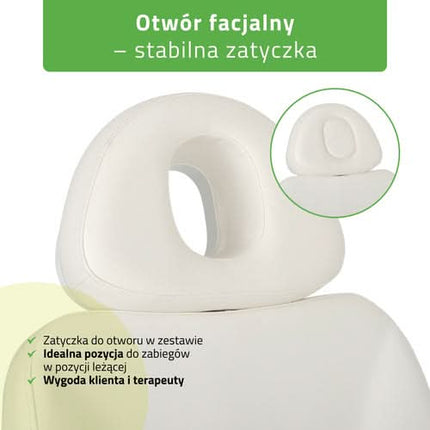 Electric Beauty Chair HABYS RAVIA PRO 3, White - photo 8