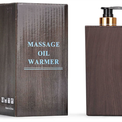 Elektrinis masažo aliejaus šildytuvas 300 ml, tamsiai rudas - Beauty Kit