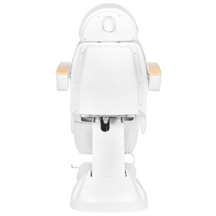 Elektrinis šildomas kosmetologinis gultas LUX WHITE 3 variklių, baltas - Beauty Kit
