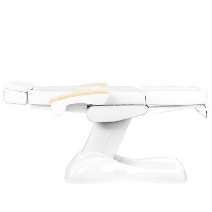 Elektrinis šildomas kosmetologinis gultas LUX WHITE 3 variklių, baltas - Beauty Kit