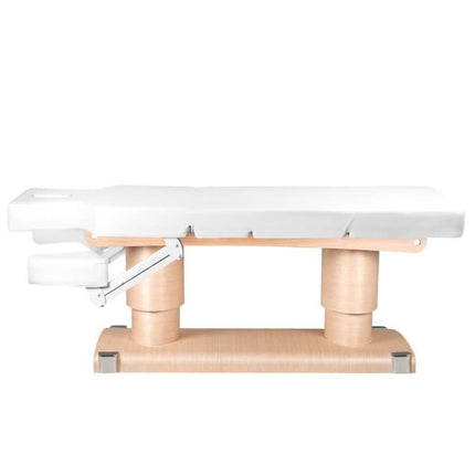 Elektrinis šildomas masažo gultas SPA AZZURRO 838 4 variklių, balta - Beauty Kit