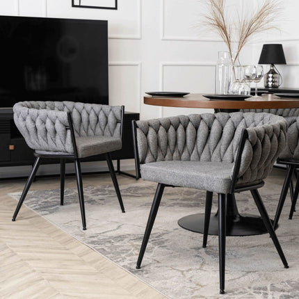 EMPOLI kėdė, šviesiai pilkos spalvos aksomas - Beauty Kit