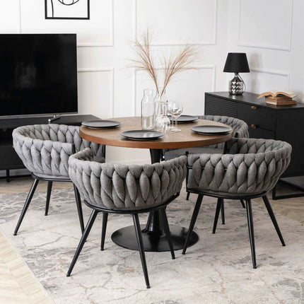 EMPOLI kėdė, šviesiai pilkos spalvos aksomas - Beauty Kit