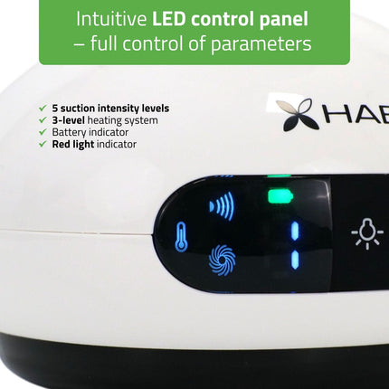 Vakuuminio masažo aparatas HABYS AirBubble su magnetoterapija