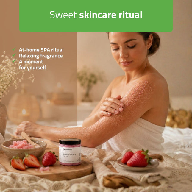 Daily Spa Strawberry Candy cukraus šveitiklis HABYS 250 ml