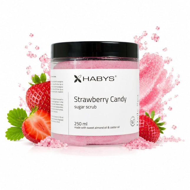 Daily Spa Strawberry Candy cukraus šveitiklis HABYS 250 ml