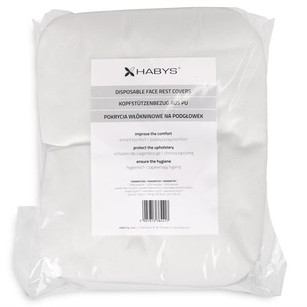 Vienkartiniai neaustiniai masažo stalo veido angos uždangalai Y, 200 vnt.