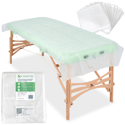 Vienkartinė neaustinė paklodė 220×90cm, 20 g/m² – 10vnt.