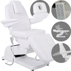 Elektrinis kosmetologinis krėslas VELORA PRO 4 Touch Core k301, 4 varikliai, baltas